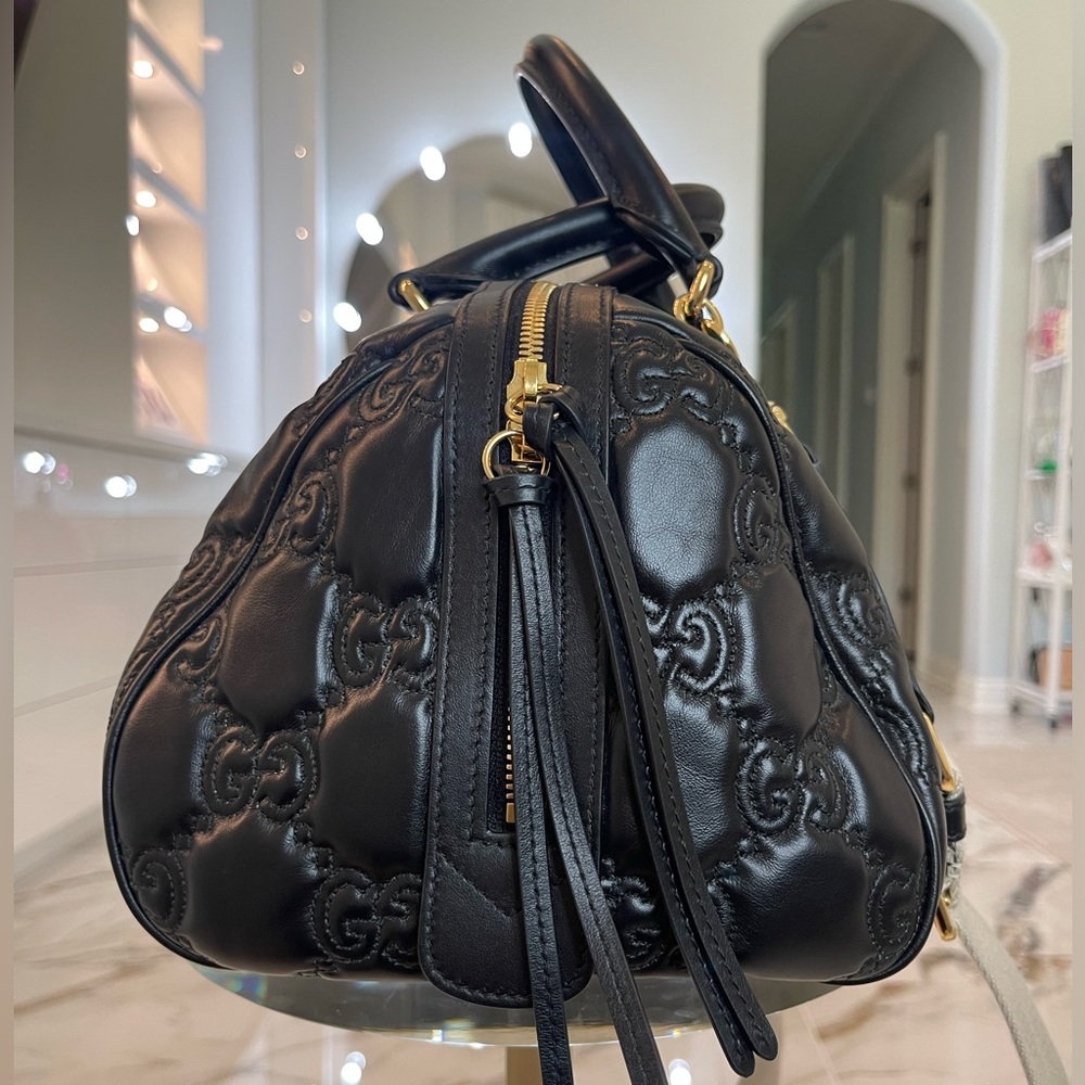NWT Gucci GG Matelassé Medium Bowler Bag - Picture 4 of 10